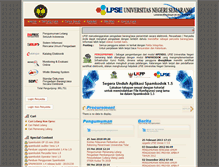 Tablet Screenshot of lpse.unnes.ac.id